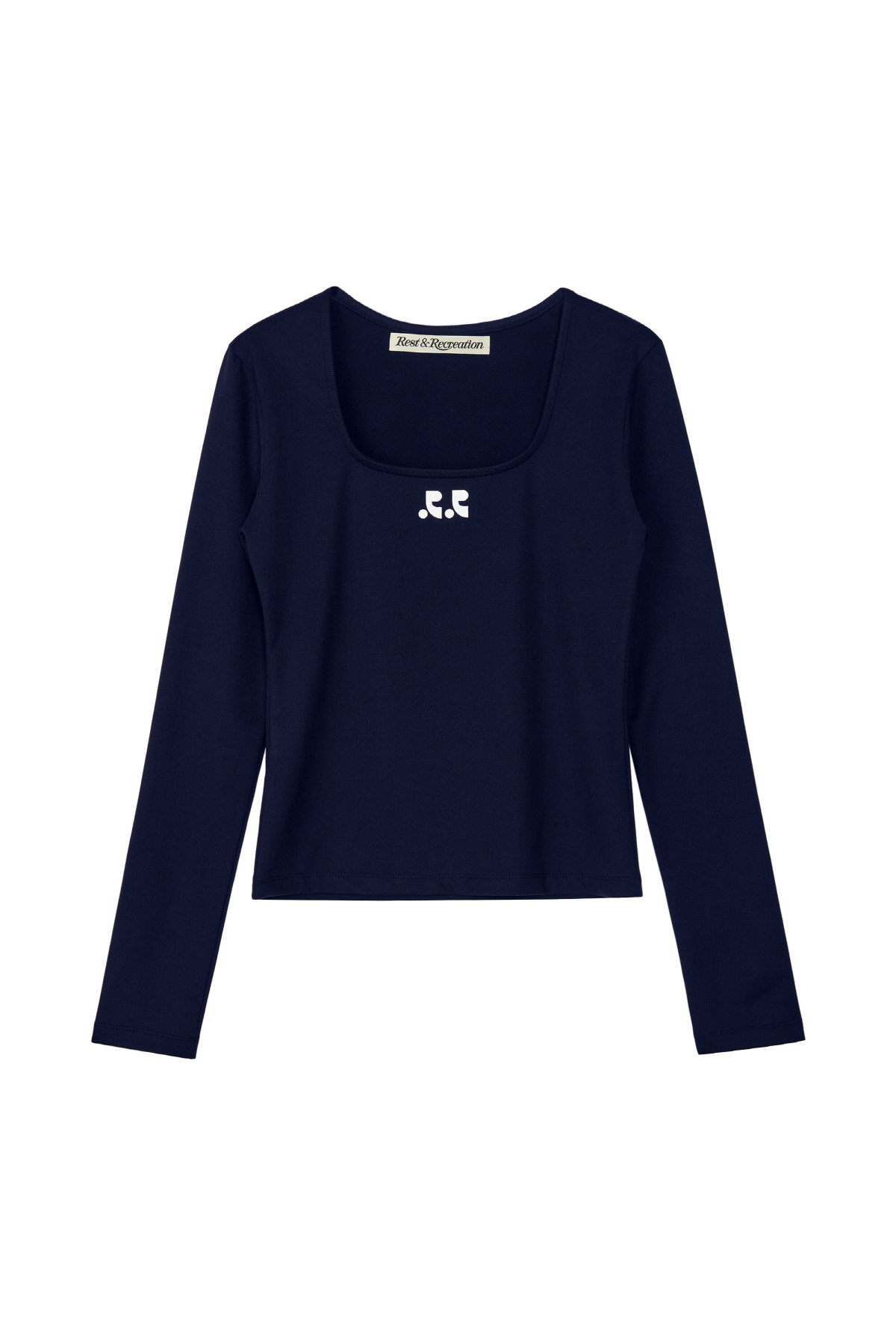 RR SQUARE NECK LONG SLEEVE - NAVY
